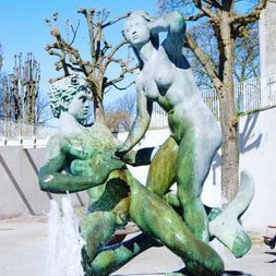 Скульптура Агнета и тритон